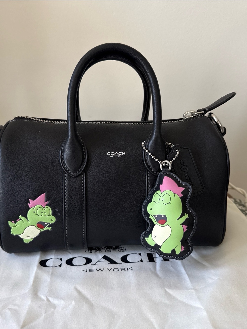 Coach | Brain Dead Compass Bag 25 With Darby Dino And Charm- NWOT - Picture 4 of 10